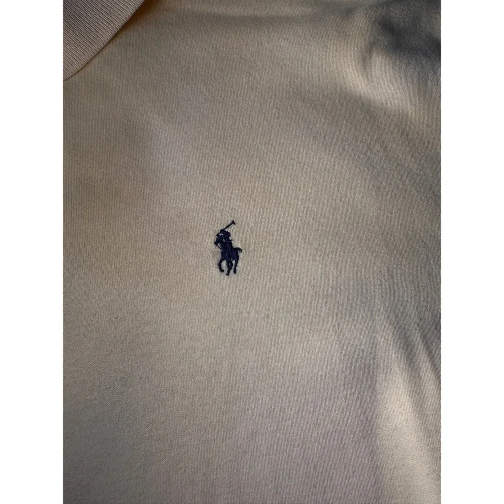 Ralph Lauren Polo Sport Mens Large Yellow Short Sleeve Pique Polo Shirt